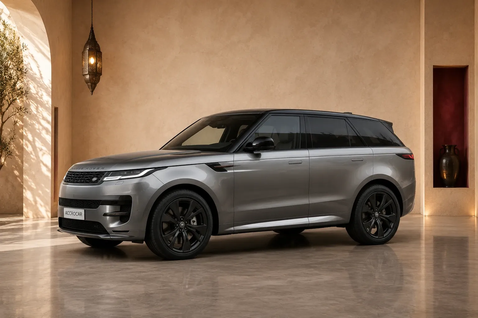 Range Rover rental in Marrakech with private chauffeur and Accrocar VIP delivery